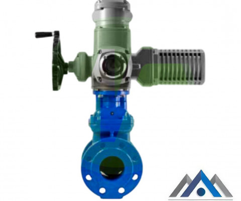 Задвижка Гранар KR12 DN 100 PN 10/16 с электроприводом